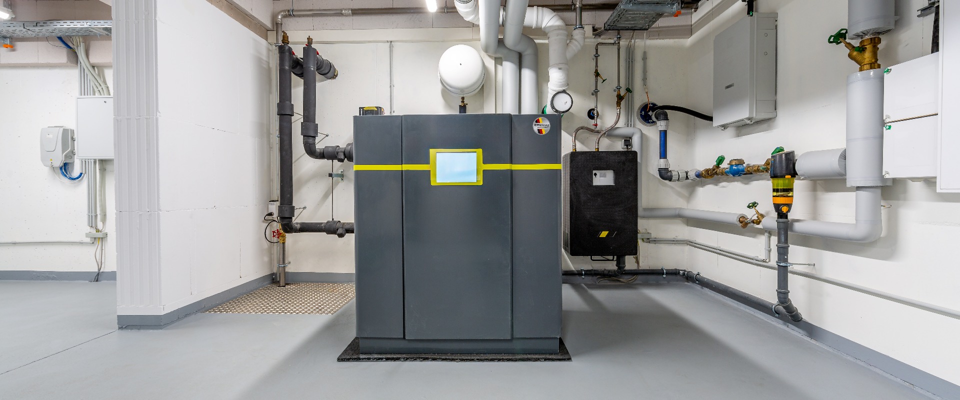 Wärmepumpe im Heizungskeller